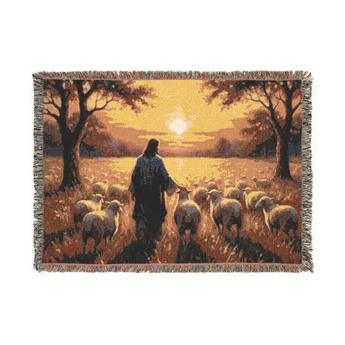 Good Shepherd Woven Blanket